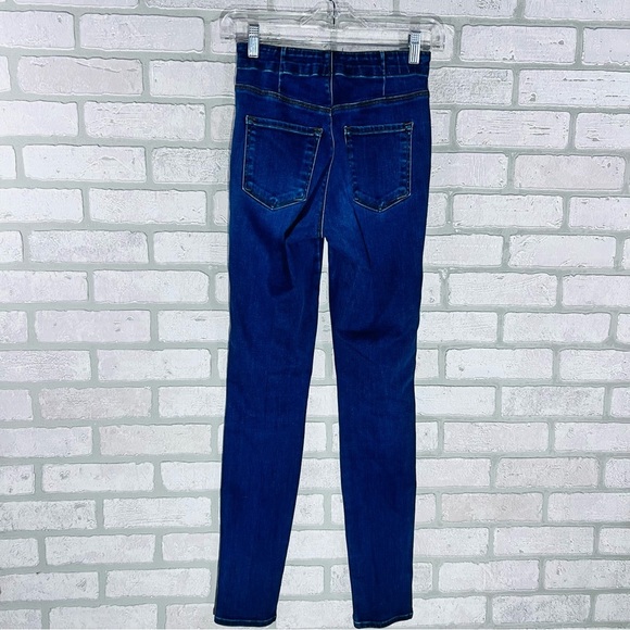 J Brand Natasha Sky High Skinny Jeans in Paradiso Wash Size 24 - Picture 7 of 11
